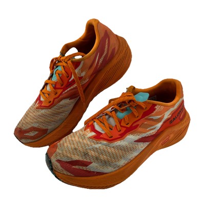 Salomon Aero Volt Running Shoe Orange Fiery Red Mens Size US 7.5