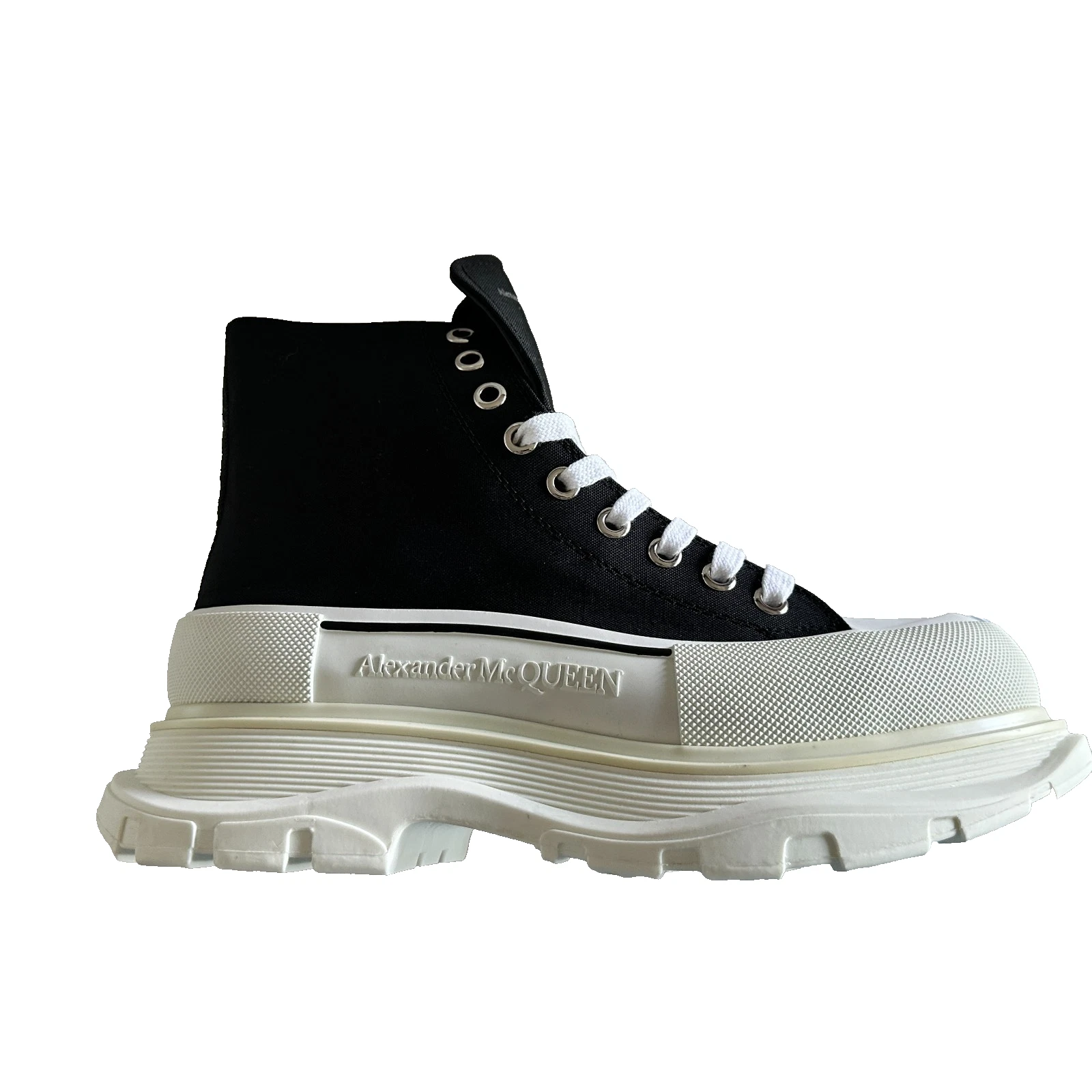 Alexander McQueen — Alexander McQueen Tread Slick Boot Canvas Sneaker Size 42EU/ US size 9
