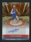 2025 ALEX CARUSO 01/25 AUTO TOPPS CHROME AUTOGRAPHS