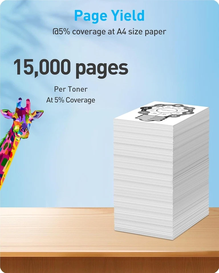 Black Toner Cartridge for Lexmark 56F1H00 MS321 MS421 MS521 MS621 MS622 MX521 - Image 3 of 4