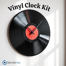 Kit para hacer relojes de vinilo convierte tus viejos discos de 7"" y 12"" en relojes