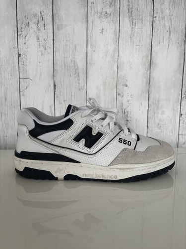 New Balance 550 Men’s Trainers UK 9.5 EUR 44 Black White Lace Up Sneakers Shoes - Picture 9 of 15