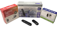 Belkin Wi-Fi USB Adapter N300, Belkin N Adapter, Netgear Micro Adapter, Bundle
