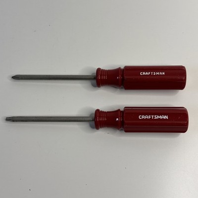 Craftsman No. 41053 K WF Torx T20 & 41053 M WF #1 Phillips Screwdriver Set