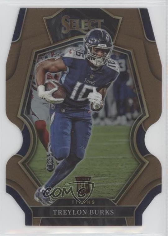 2022 Panini Select Premier Level Copper Prizm Die-Cut 64/99 Treylon Burks n0c