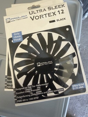  ️ PROLIMATECH ULTRA SLEEK VORTEX 12 PREMIUM SLIM FAN  