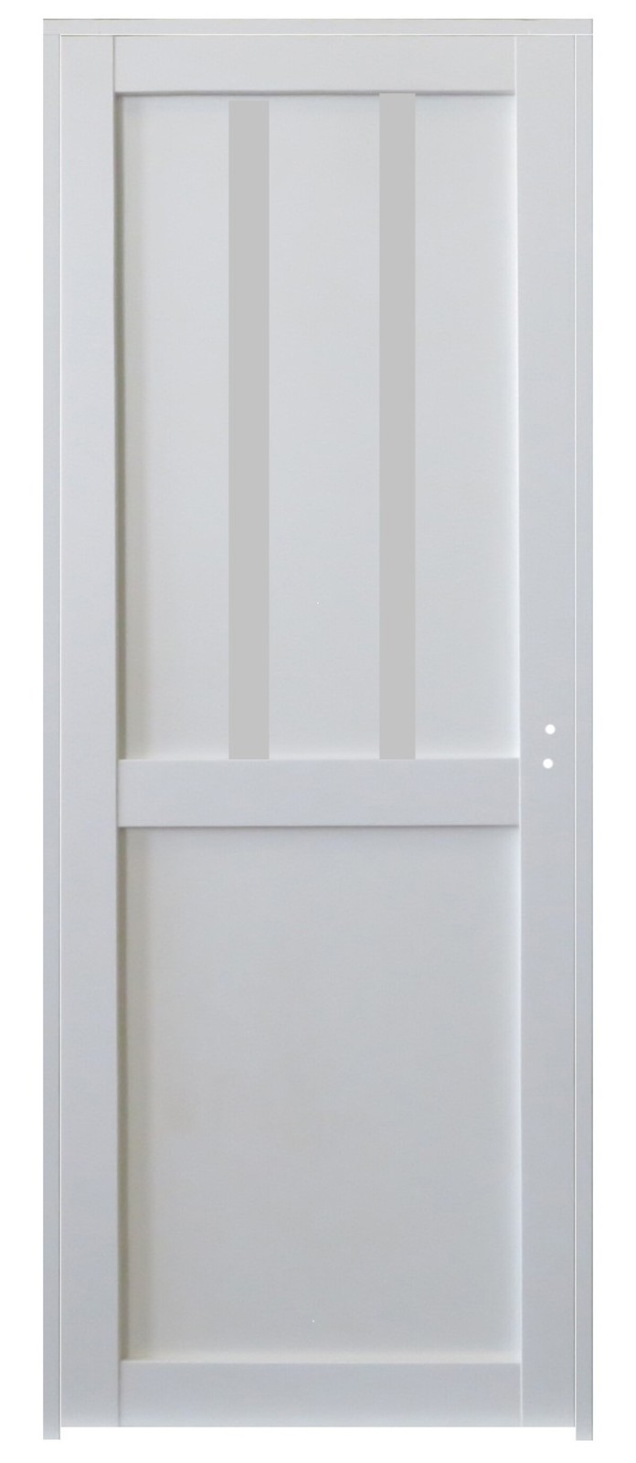 Bloc porte atelier blanc H204 pour séparer la cuisine et le salon avec style