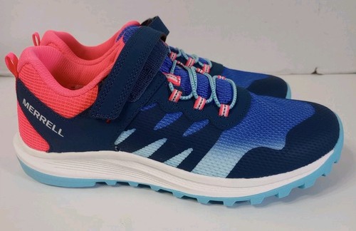 Merrell Nova Girls Youth Size 5.5M Sneaker Navy Pink - New Other 🔥 - Picture 3 of 11