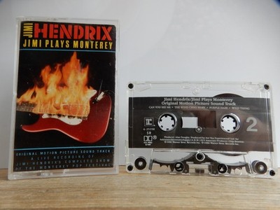 JIMI HENDRIX PLAYS MONTEREY KASSETTE MC TAPE 1986 HX-Pro REPRISE REC. US IMPORT