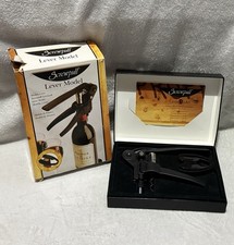 Vintage Screwpull Lever Model LM-200 Corkscrew Boxed Set Foil Cutter 2000