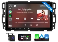 For Chevy Silverado 1500 07-13 Wireless CarPlay Android 14 Car Radio Stereo GPS