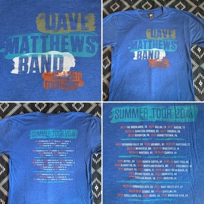 DAVE MATTHEWS BAND Summer Tour 2013 Licensed Concert T-Shirt. SMALL Preowned NV