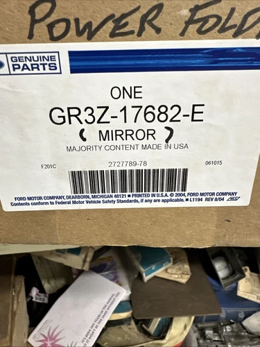 Ford GR3Z-17682-E RH Power Foldback Mirror 2016 Ford Mustang NOS