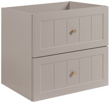 Armadio Armadietto Bagno Lavandino Lavabo Mobile Sottolavabo GUSTO 60 cm BEIGE