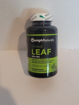 Oomph Naturals Thyme Leaf 900mg 90 Capsules Gluten Free