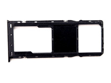 Samsung Galaxy A21 Nano-SIM  MicroSD Card Tray - Black - A25 