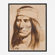 Maynard Dixon - Tonto Apache, Camp Verde - Western Art Print on Paper or Canvas