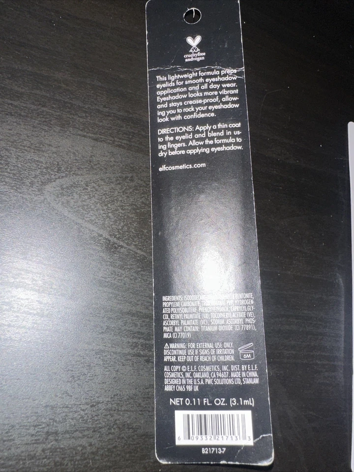 Lot of 3 ELF Shadow Lock Eyelid Primer 21713 Pearl Shadow Lock Primer NEW - Image 4 of 4