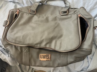 Girls Who Power Lift Pleather Duffle Bag Gym Powerlifting  display picture 3