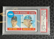 Graig Nettles, Danny Morris 1969 Topps Rookie Stars #99 W/Loop PSA 6 (ST)