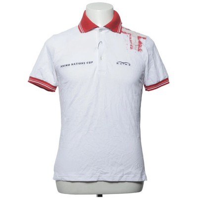 Animo, Poloshirt, Größe: 46, Weiß/Rot, Elasthan/Polyamid, Print, Herren #hii