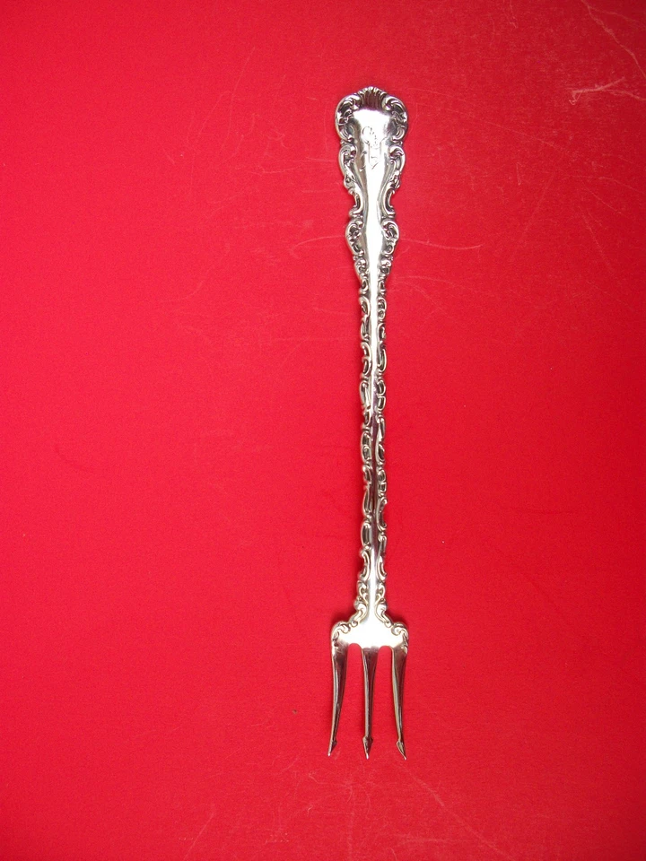 Whiting Gorham Louis XV Shrimp Fork Antique Sterling Silver 1891 - .55 T oz - Image 2 of 4