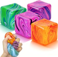Stress Balls Fidget Toys for Adults Stress Relief Square Shape Stress Cube Toys