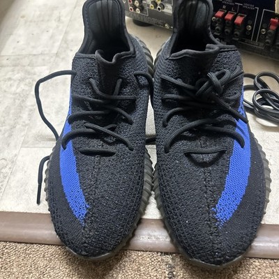 adidas Yeezy Boost 350 V2 Black Blue Men's Low . Used good