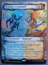 MTG Ashling's Command Foil Showcase | Lorwyn Eclipsed | NM | Rare Foil Commander