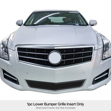For 2013-2014 Cadillac Ats Stainless Black Lower Bumper Mesh Grille