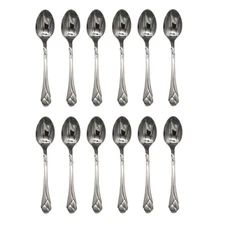 Mikasa Sweet Pea 18/8 Stainless Steel 6 3/8" Teaspoon (Set of Twelve)