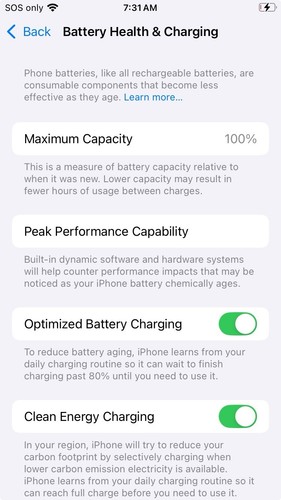 Apple iPhone SE, 3rd Gen, A2595, 64 GB, Black, Unlocked (-DYQ) - Afbeelding 8 van 9