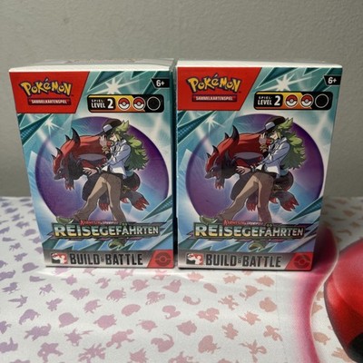 2x Pokémon Karmesin & Purpur Reisegefährten Build & Battle Box Deutsch NEU OVP