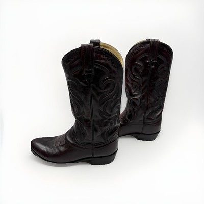 Dan Post Milwaukee Blackcherry Boots 2112 GUC $230 Size 9