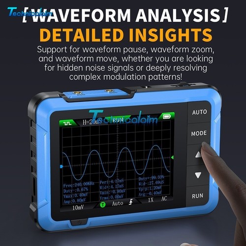 FNIRSI DSO510 DSO153 DSO152 Handheld Oscilloscope Portable Digital Oscilloscope - Picture 5 of 58