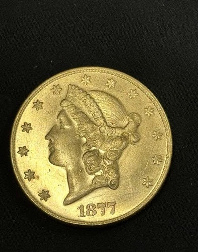 1877-S $20 Liberty Head Double Eagle Lib Gold Coin