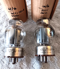 NOS Test Pair TUNG-SOL 6550 Triple Getter Metal Base Output Tubes ST shape