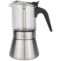 Milu Espressokocher Silber, 4 Tassen