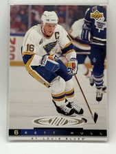 Brett Hull 1993-94 Upper Deck 100 Point Club #232 NHL Ice Hockey Card