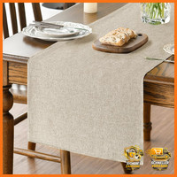 TischläUfer Abwaschbar Hellbraun 40X180 Cm FüR KüChe Esstisch Dekoration Party