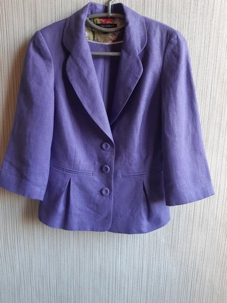 Women Laura Ashley Blazer Lavender 34