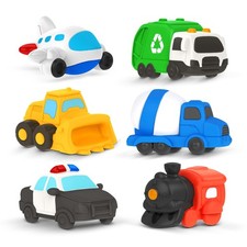 6 PCS Vehicle Floating Bath Toys Mold Infant Bath Tub Toys for 12 Months - No...