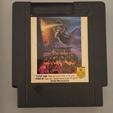 Exodus: Journey to the Promised Land NES Nintendo Original Authentic Game
