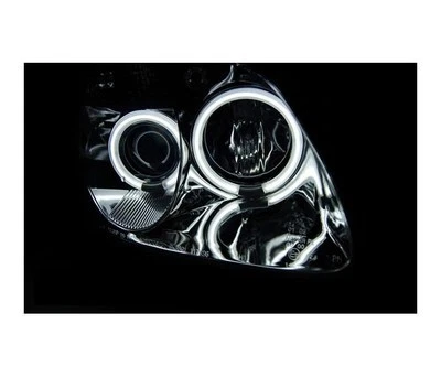 faros para MERCEDES R170 SLK 1996 1997 1998-2004 ojos de ángel CCFL cromo LHD Foto 2 de 3