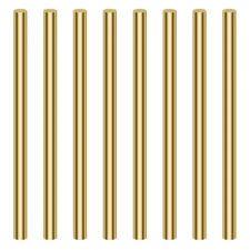 8 Pieces 6.0mm Brass Round Rods, Brass Solid Round Rod Lathe Bar Stock, 6.0mm...