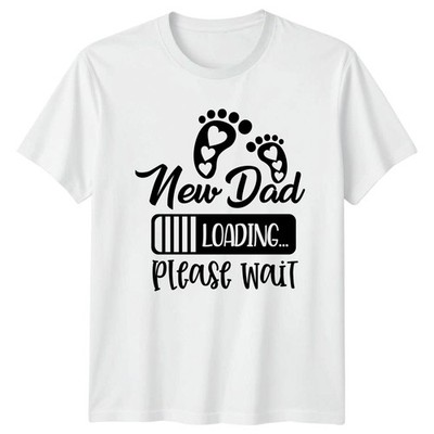 Neu Dad Loading Please Wait Herren T-Shirt Neu Papa Vatertag Geschenk für Ihn