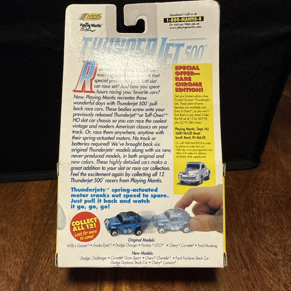 1999 JL T-Jet Thunderjet Slot Car Ford Fairlane Stocker #76 Cream t jet chassis  - Imagem 2 de 3