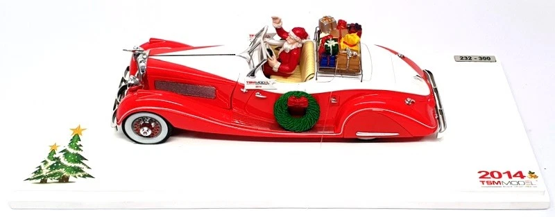 TSM 1/43 Scale TSM144369 - Duesenberg Christmas Car Inc Santa Figure & Presents - Image 3 of 4
