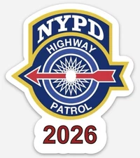 NYPD Highway Courtesy Sticker 2026 Support Police AS GOOD AS PBA CARD DEA 2.57x3