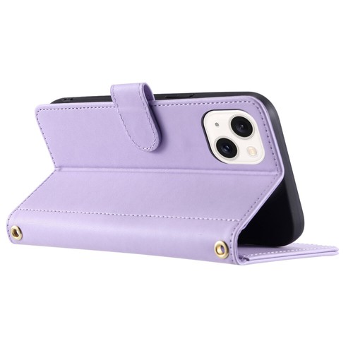 For iPhone 15 14 13 12 11 SE 6s 7 8 Plus Wallet Card Holder Leather Case Cover - Picture 40 of 47